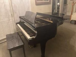 Boston By Steinway Gp 178 Baby Grand Piano With Player System 6'x 5' Satin Ebony. Fixed Price $9500.00.