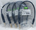 4x Stage Right By Monoprice On Tour Cables 1/4" Ts Male To 1/8" Trs 1' Blk. Fixed Price $13.95.