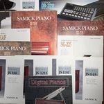 Vintage Samick Digital Piano Misc Brochure Lot. Fixed Price $20.00.
