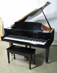 Knabe Baby Grand Piano Model Kn-520; Gloss Black With Bench; Exceptionally Clean. Fixed Price $6995.00.