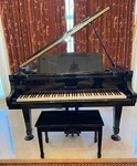 Beautiful Bergmann Baby Grand Piano With Self Play System Install Installed!. Fixed Price $5500.00.