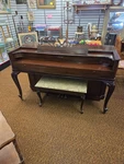Vtg Baldwin Acrosonic Upright Piano Walnut Mahogany Finish Euc Serial #394814. Fixed Price $749.99.