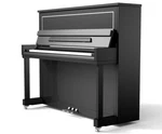 Ph3 Ebony Polish Pearl River Upright Piano W/ Bench - Assembled & Delivered. Fixed Price $11312.00.