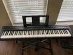 Yamaha P71 88-key Weighted Digital Piano (black) + Stand Pedal Accessories. Fixed Price $399.00.