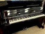 Fridolin By Schimmel F123 Tradition Upright Piano - Polished Ebony. Fixed Price $9985.00.