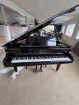 Schafer & Sons Ebony Grand Piano Black 88 Keys 3 Pedals Classic Instrument. Fixed Price $7000.00.