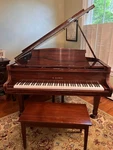 Kawai Kg-2d Parlor Grand Piano 5'10" 1982 Rosewood Gloss Used. Fixed Price $6300.00.