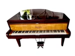 1941 Gaveau Paris Baby Grand Piano - Rare Makore Ash Finish. Fixed Price $18000.00.