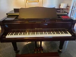 Bergmann Heritage Series By Young Chan Baby Grand Piano. Fixed Price $6500.00.