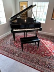 Wurlitzer 5 7 Baby Grand Piano G457. Fixed Price $3800.00.