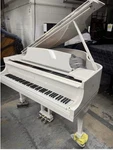 Remarkable Steinway & Sons Model S Baby Grand Piano Made In 2015 Factory White. Fixed Price $45000.00.