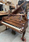 Steinway M Baby Grand Chippendale Piano Walnut Original Keys Golden Age. Fixed Price $27500.00.