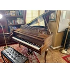 Kimball Baby Grand Piano - Brown With Bench. Fixed Price $900.00.