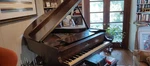 Steinway & Sons Piano -mahogany, Model M, 1937- Includes Matching Bench. Fixed Price $3100.00.
