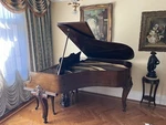 Wm. Knabe & Co 1837 Baby Grand Piano With Perfect Mahogany Case W/sitting Bench. Fixed Price $6889.00.