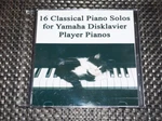 Yamaha Disklavier Clavinova Pianosoft Player Piano Classical Solo Collection. Fixed Price $29.95.