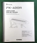 Casio Px-400r Instruction Manual: 49 Pages Coil Bound & Protective Covers!. Fixed Price $18.95.