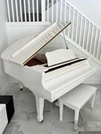 Baby Grand Piano Young Chang ,white, Including Matching Bench. Great Condition. Fixed Price $5200.00.