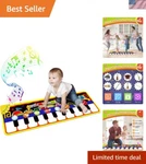 Soft Touch Baby Piano Mat With 25 Music Sounds: Ideal Gift For Young Learners. Fixed Price $29.69.