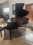 Yamaha Gb1 Baby Grand Piano 88 Keys 3 Pedals Polished Ebony Finish Wood Black. Fixed Price $6000.00.