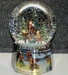 Musicbox Kingdom 46070 Snow Globe Ice Skater Music Box We Wish You A Merry Xmas. Fixed Price $24.99.