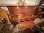 Mason & Hamlin 50 Upright Piano And Bench Made In The Usa. Fixed Price $6000.00.