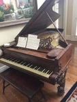 1872 Steinway & Sons Style 2, 8 5 Grand Piano In Rosewood Finish Authenticated. Fixed Price $150000.00.