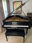 1917 Steinway & Sons Model M Grand Piano With Bench - Ebony Finish Pre-owned. Fixed Price $25000.00.