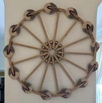 Piano Parts Artwork Steinway Hammer Wheel Wall Art. Fixed Price $500.00.
