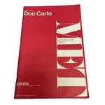 Don Carlo Metropolitan Libretto Urtext Sheet Music Book Knabe Piano Opera 1974. Fixed Price $8.39.