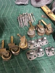 Antique Steinway & Sons Solid Brass Grand Piano Caster Wheels 2 Set Of 3. Fixed Price $199.00.