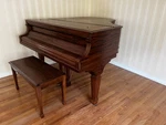 Vintage Wm Knabe & Co Baby Grand Piano. Fixed Price $1200.00.