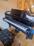 Yamaha S-400e Grand Piano 6'3" Ebony Gloss Used 1994 Japan Spruce V-pro Plate. Fixed Price $20000.00.