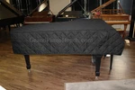 Yamaha Piano Cover C1 5'3" - Quilted Black Mackintosh Heavy Duty Side Slits. Fixed Price $309.95.