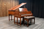 Baldwin E Parlor Grand Piano 5'5" Mahogany Satin Spruce Soundboard Used Usa. Fixed Price $20889.00.
