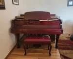 Wurlitzer Baby Grand Piano C153 Mahogany Cherry. Fixed Price $3950.00.