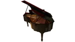 Wm. Knabe & Co. Baby Grand Piano Established 1837 Ebony Polish Finish. Fixed Price $45000.00.