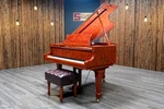 Brodmann Pe-162 Baby Grand Piano 5'4" Ebony Gloss German Used. Fixed Price $9590.00.