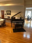 Samick 5' Ebony Baby Grand Piano Sg155. Fixed Price $3000.00.