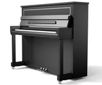 Ph1 Polished Ebony Pearl River 47.5" Upright Piano W/ Bench Assembled Delivered. Fixed Price $11060.00.