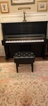 Steinway K52 Upright Satin Polish 52" Piano. 3 Yrs New! With Bench.. Fixed Price $32900.00.