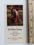 Cincinnati Ohio Trade Card 1906 Baldwin Player Pianos Organs Artist E B Neal Boy. Fixed Price $7.00.
