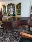 Chickering Grand Piano, Excellent Condition, Freshly Tuned, Mahogany Frame. Fixed Price $5000.00.